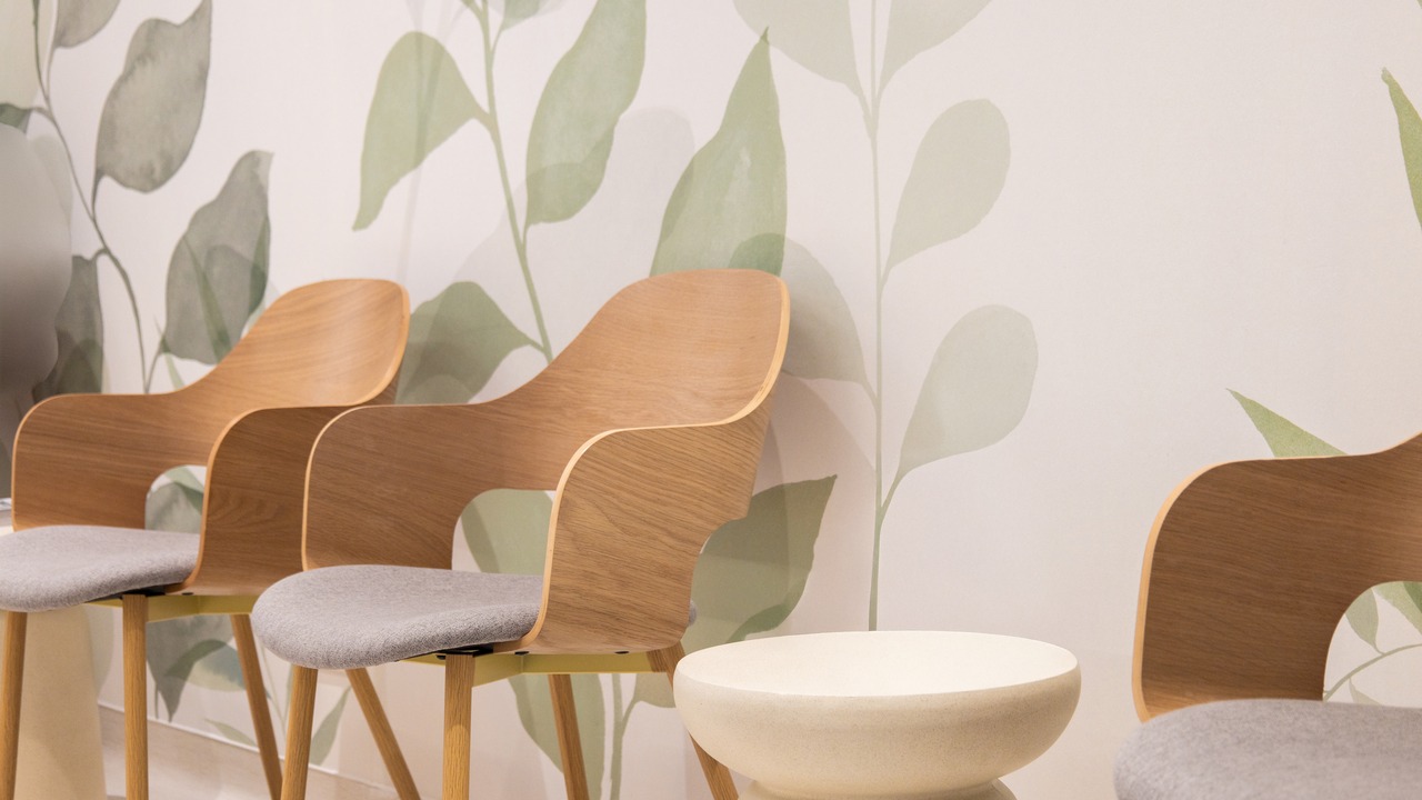 Spațiul de așteptare a Clinicii Miramed